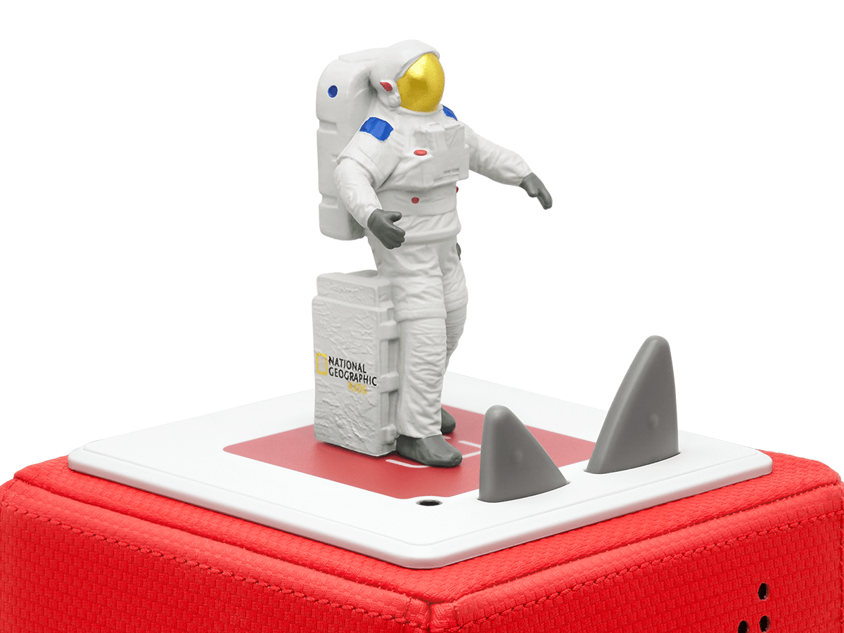 National Geographic Kids: Astronaut Tonie on a red Toniebox