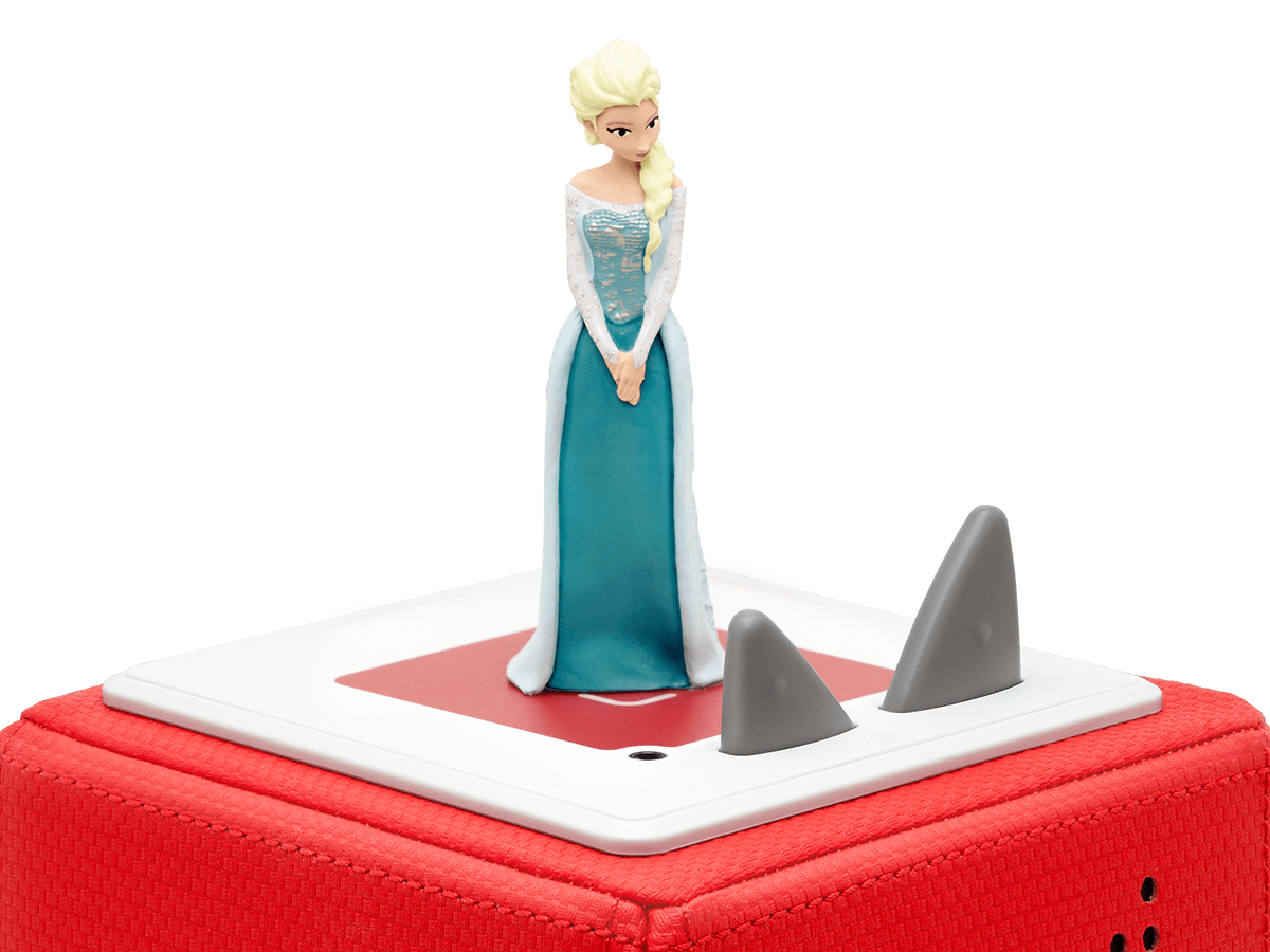 Disney Frozen: Elsa Tonie on a red Toniebox