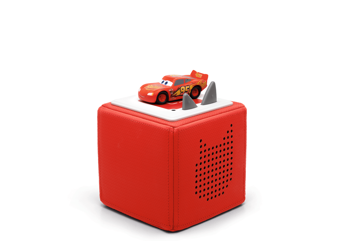 Disney Pixar Cars Tonie sur une Toniebox rouge
