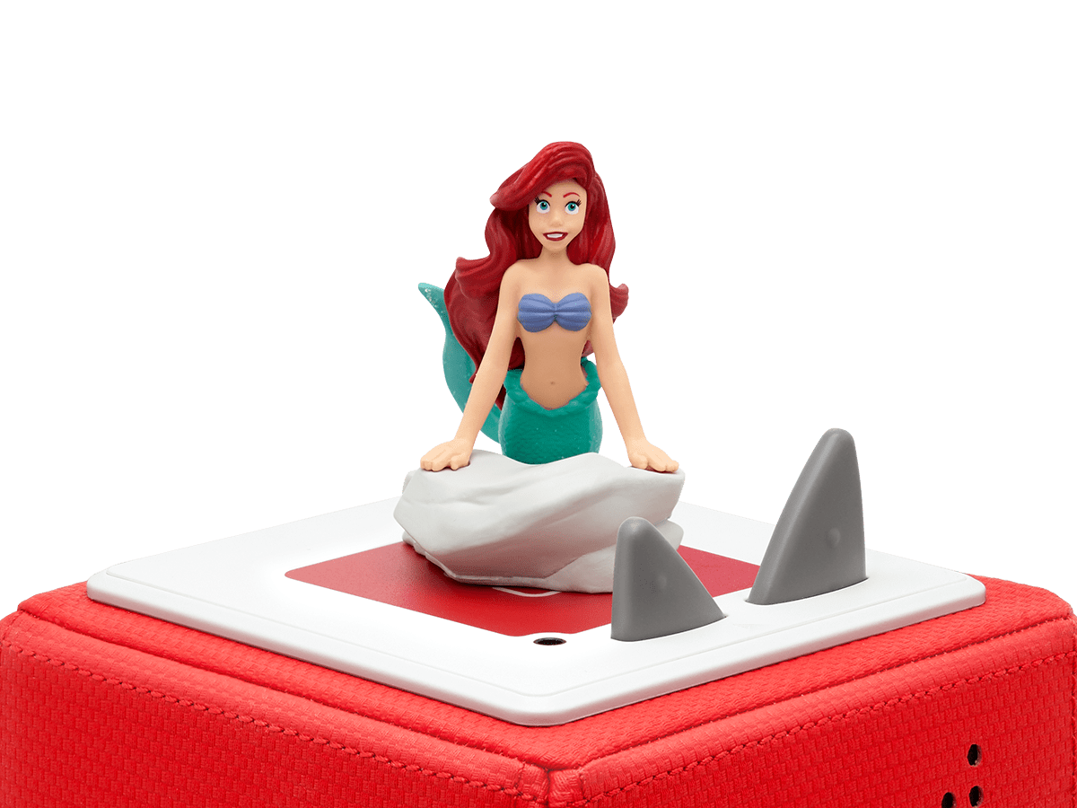 Disney The Little Mermaid Tonie on a red Toniebox