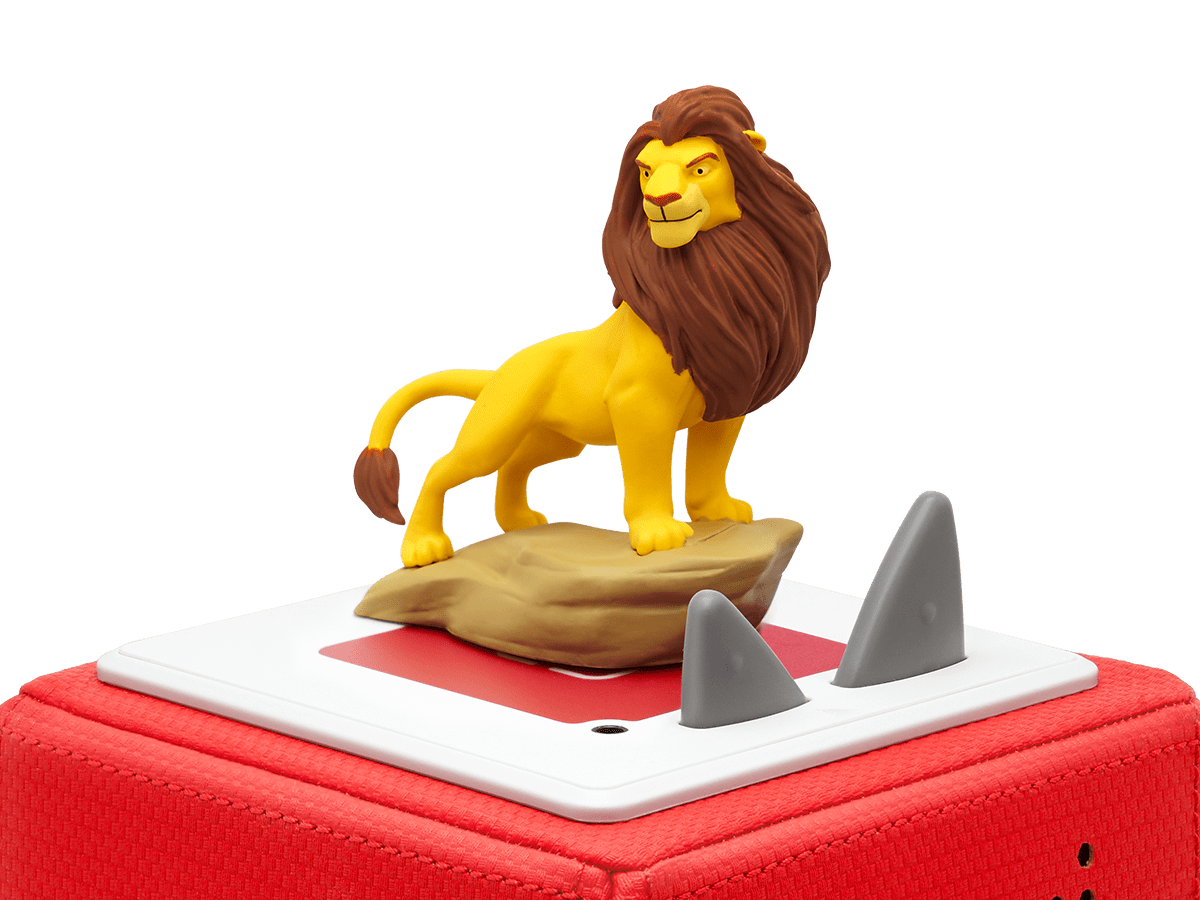 Disney The Lion King Tonie on a red Toniebox