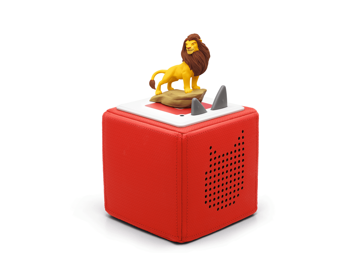 Disney Le Roi Lion Tonie sur une Toniebox rouge