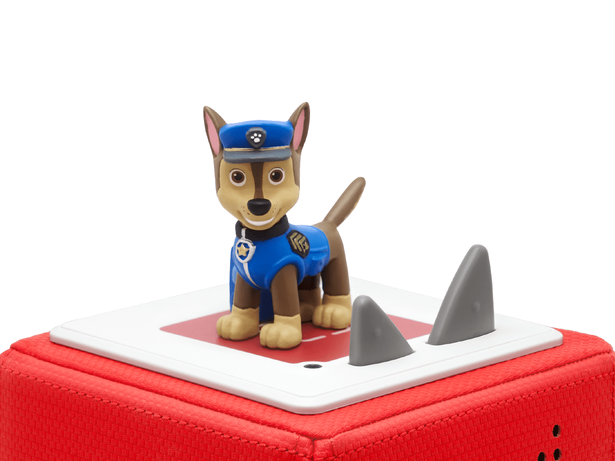 PAW Patrol: Chase Tonie on a red Toniebox
