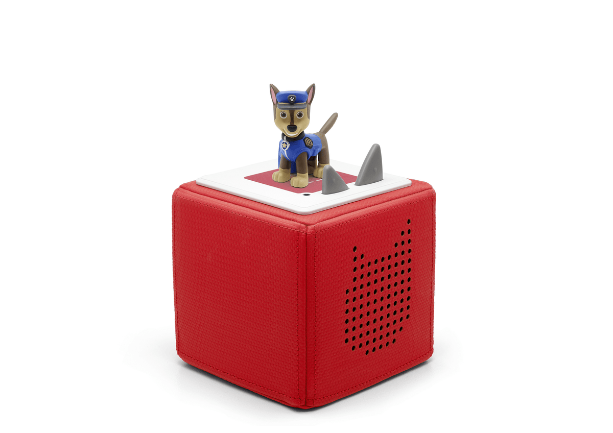 La Pat' Patrouille: Chase Tonie sur une Toniebox rouge