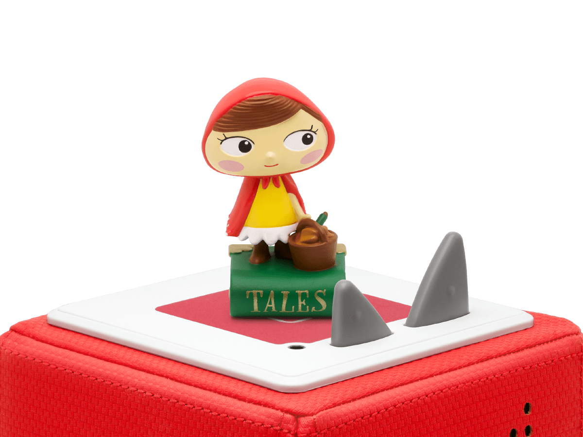 Favorite Tales: Red Riding Hood and Other Fairy Tale Stories Tonie on a red Toniebox