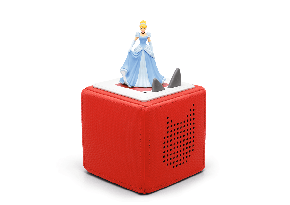 Disney Cendrillon Tonie sur une Toniebox rouge