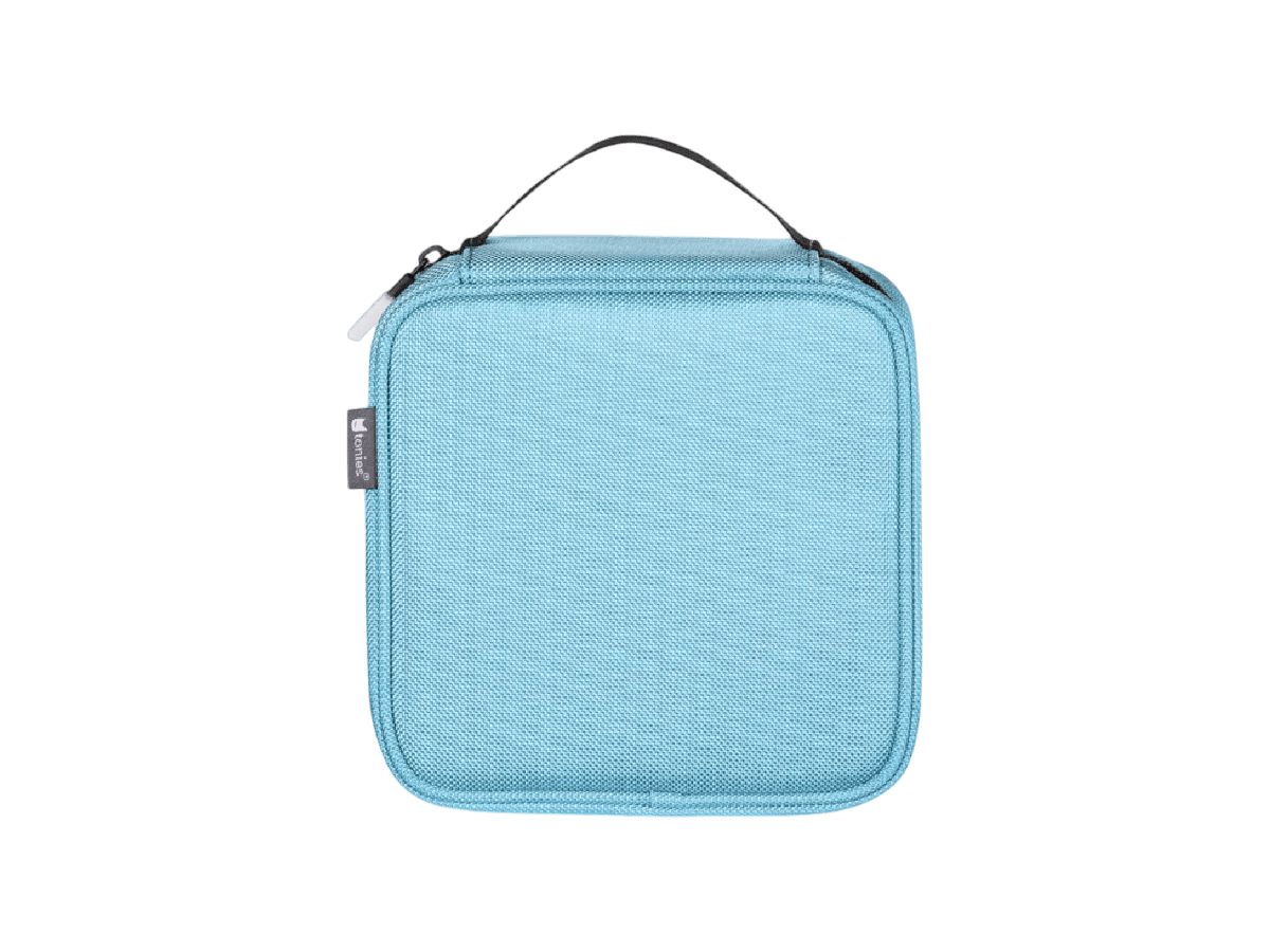 Light Blue carrying case back