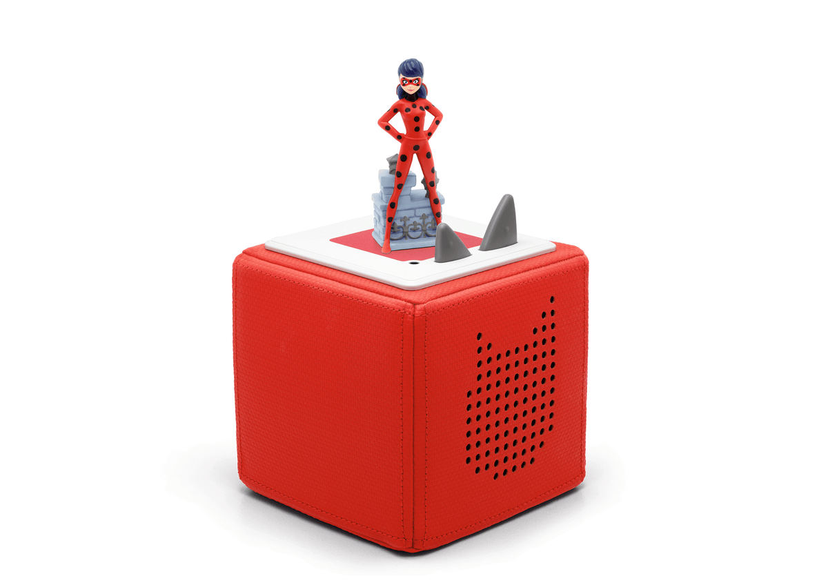 Miracilous Ladybug Tonie sur une Toniebox rouge