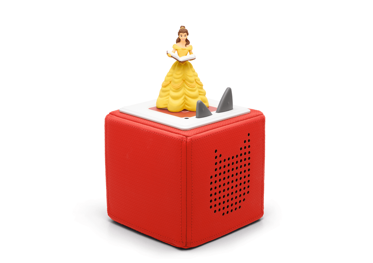 Disney La Belle Et La Bête Tonie sur une Toniebox rouge