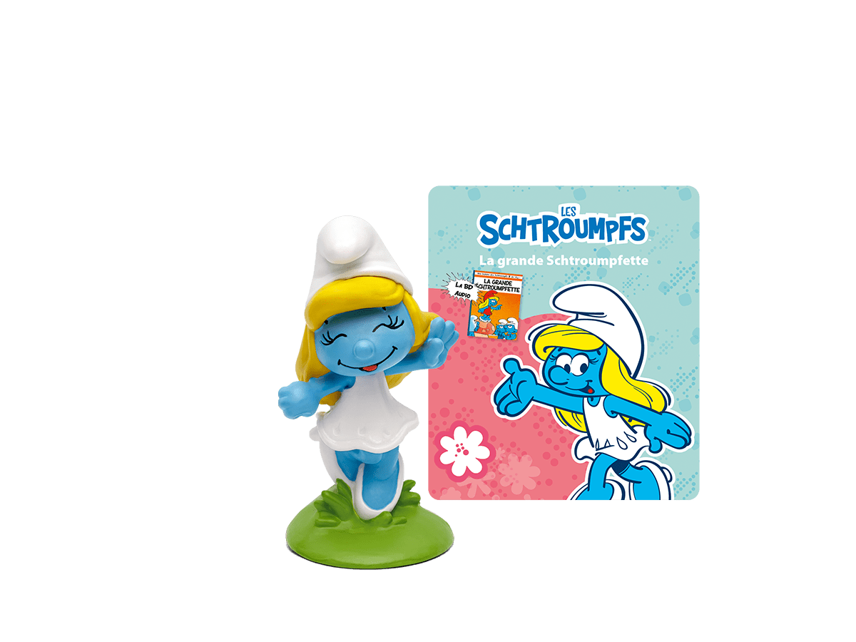 Les Schtroumpfs: La grande Schtroumpfette Tonie with branded image
