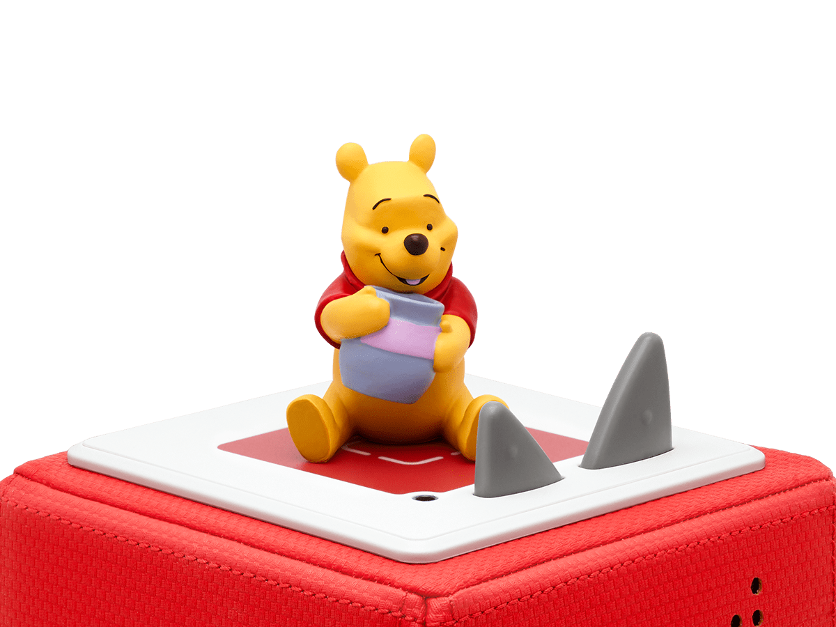 Disney Winnie the Pooh Tonie on a red Toniebox