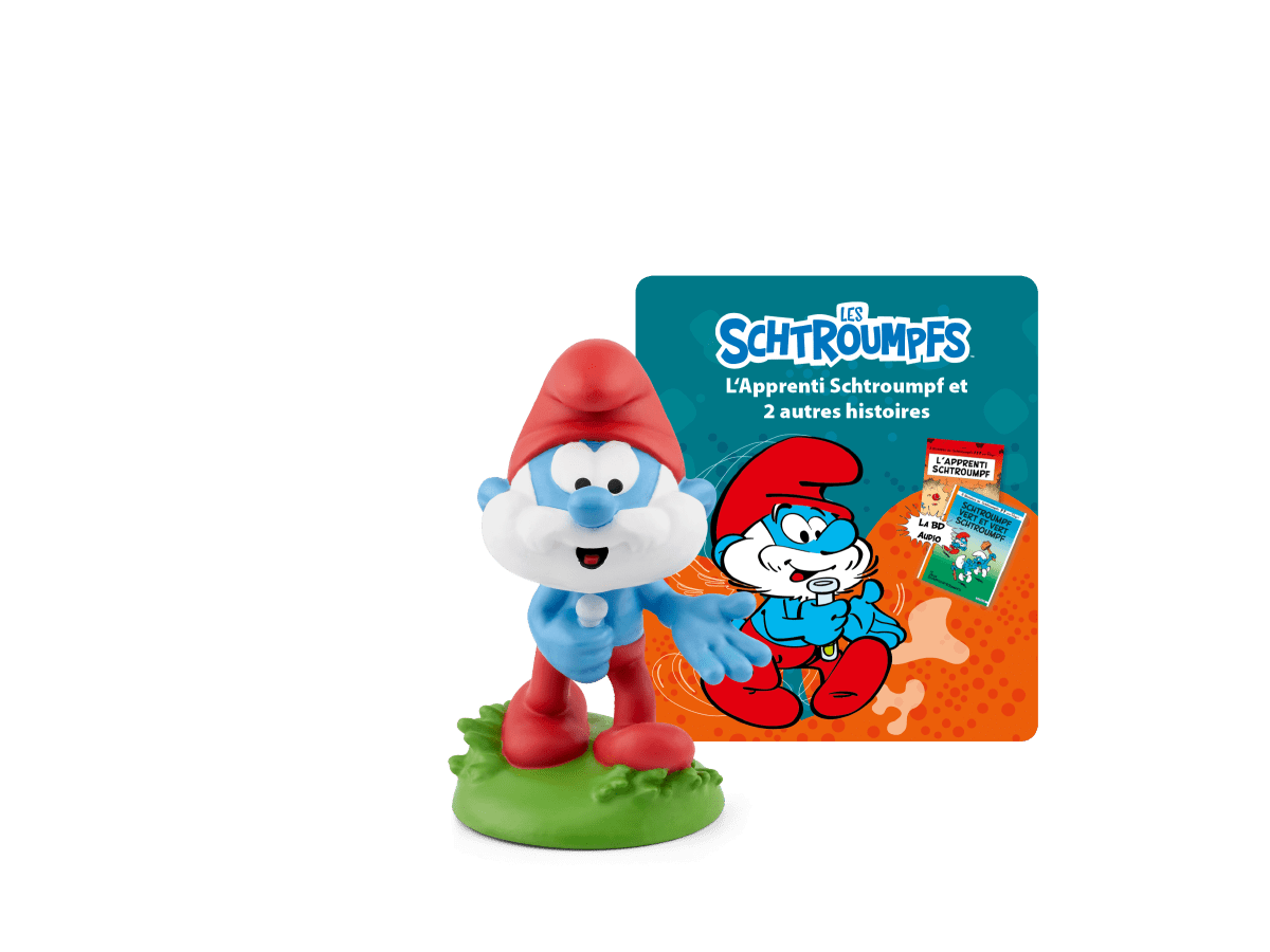 Les Schtroumpfs: L’Apprenti Schtroumpf Tonie with branded image