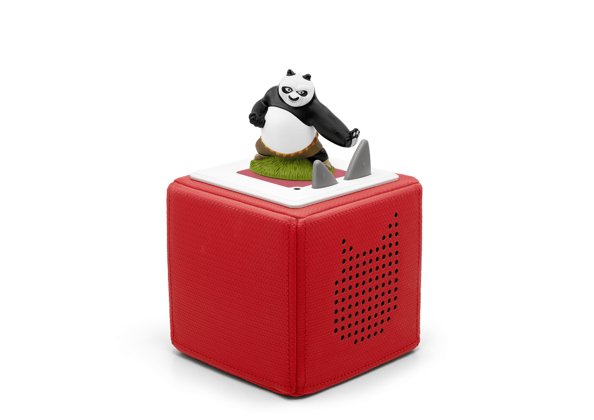 Kung Fu Panda Tonie on a red Toniebox