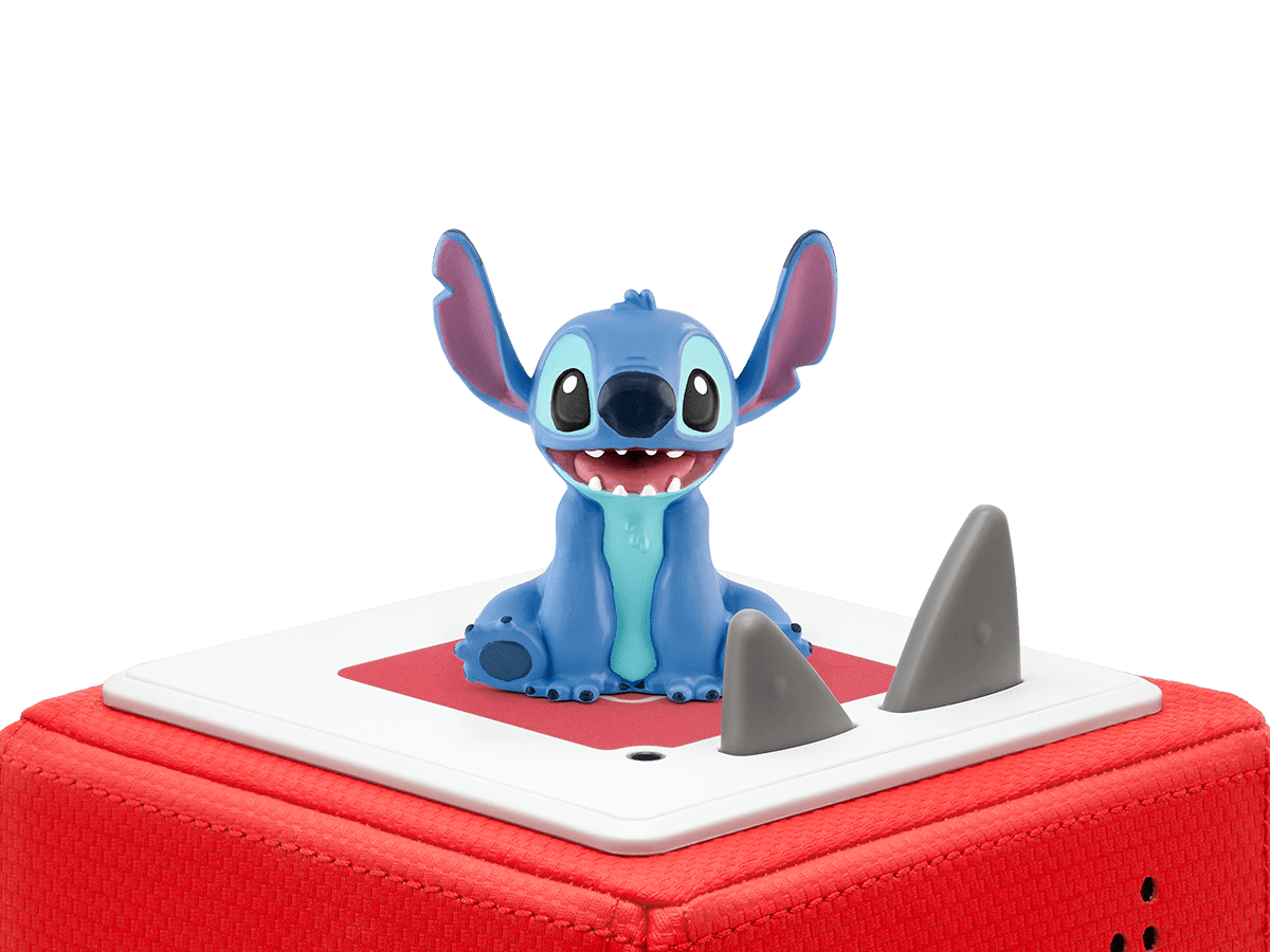 Disney Lilo & Stitch Tonie on a red Toniebox