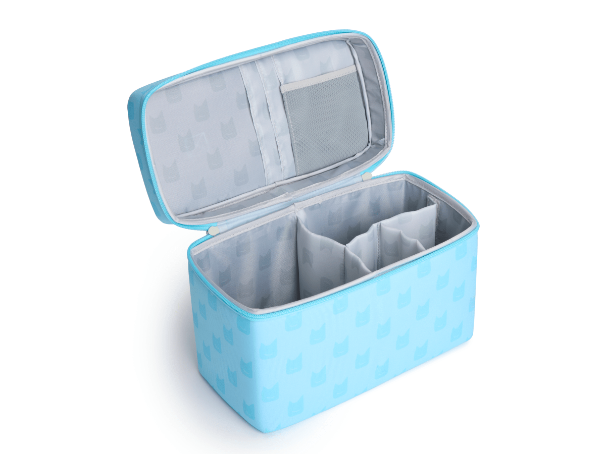 open and empty view of
Toniebox All-in-One Carrying Case - Sky Blue