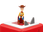 Disney & Pixar Toy Story: Woody Tonie on a red Toniebox