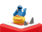 Sesame Street: Cookie Monster Tonie on a red Toniebox