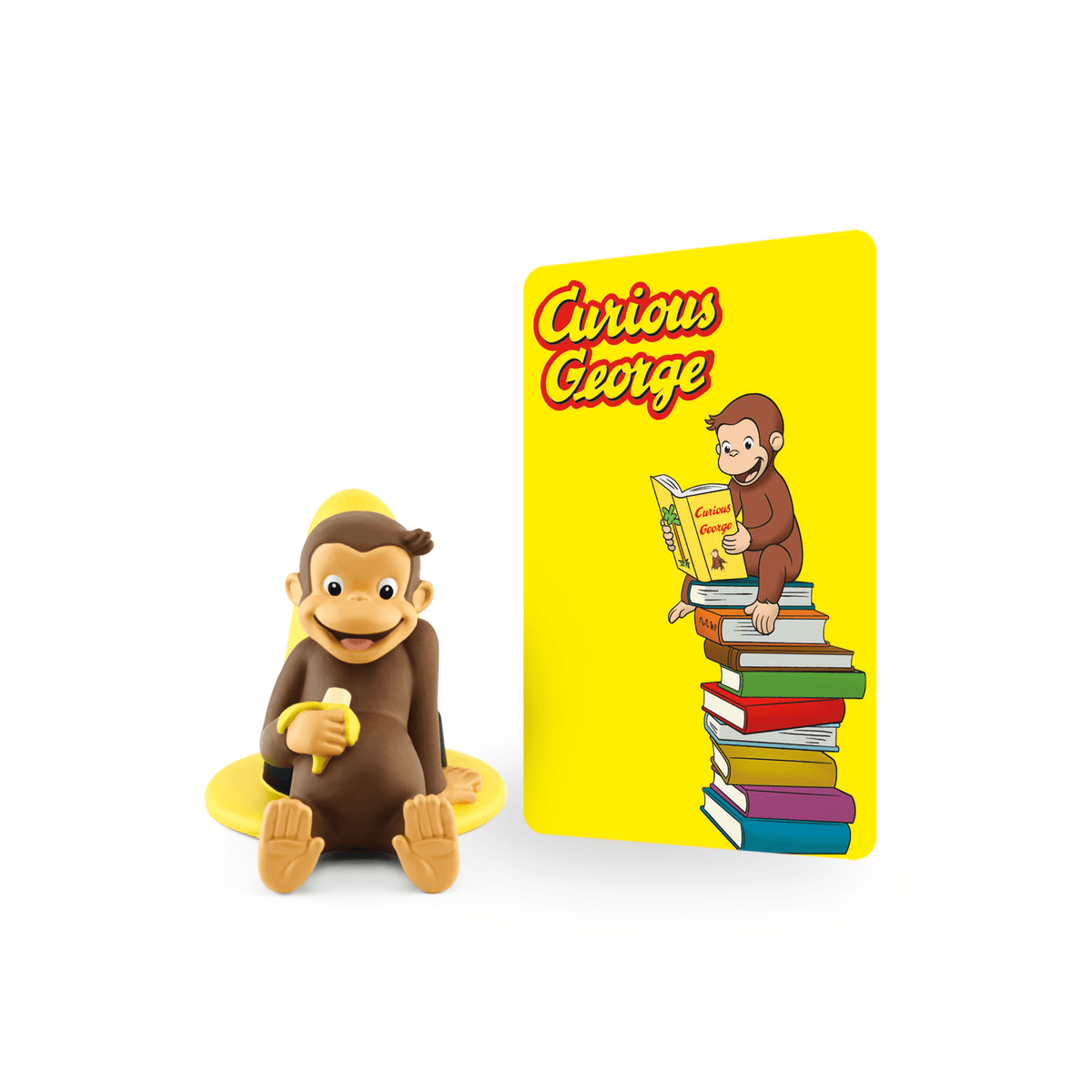 Curious George Tonie with branded image