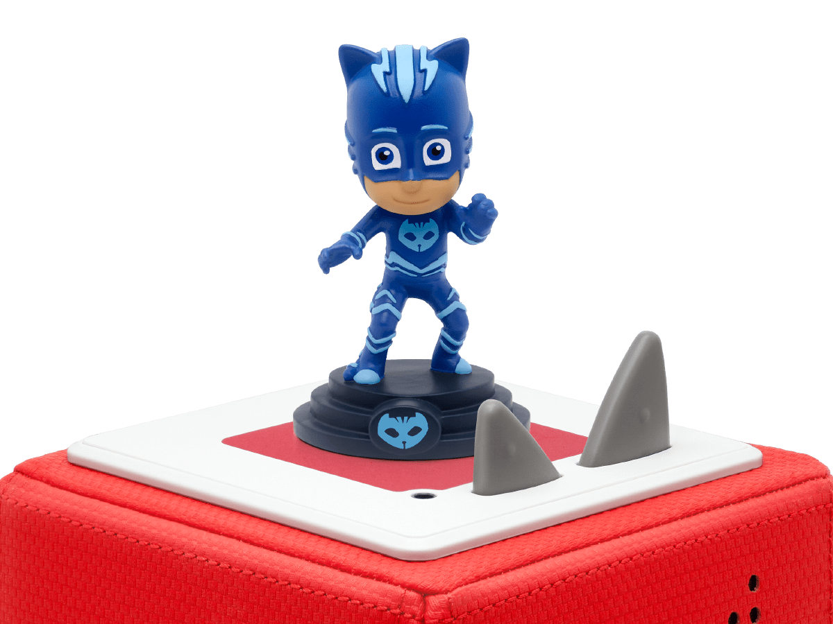 PJ Masks: Catboy Tonie on a red Toniebox