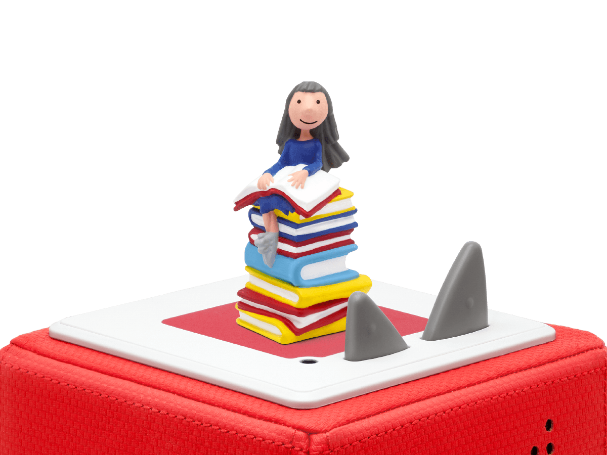 Roald Dahl: Matilda Tonie on a red Toniebox