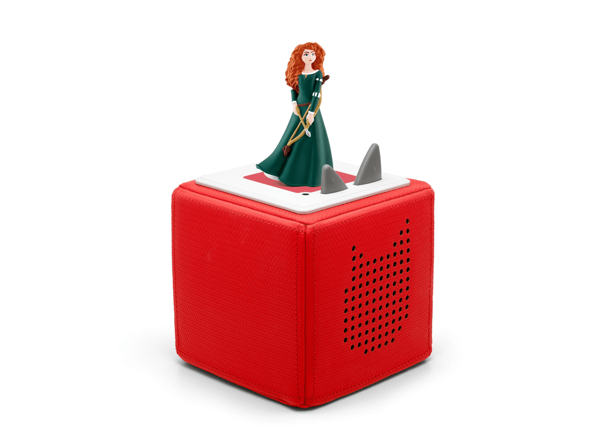 Full view of Disney & Pixar Brave Tonie on red toniebox