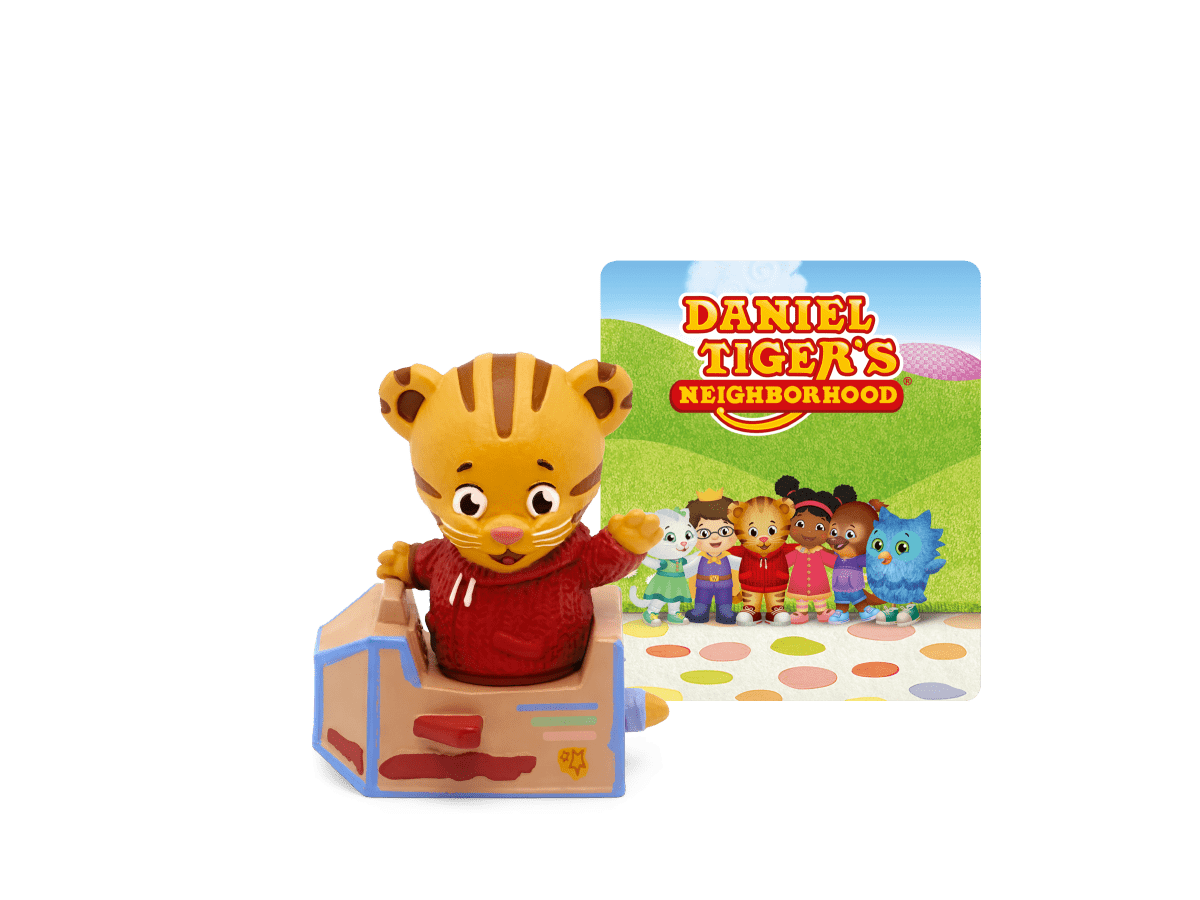 Daniel Tiger's Neighborhood Tonie with branded image