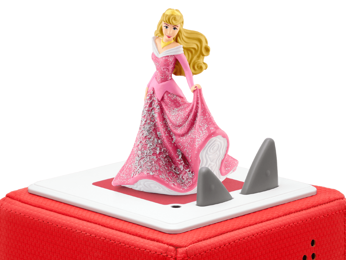 Disney Sleeping Beauty Tonie on a red Toniebox