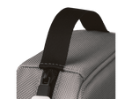 Gray carrying case detail