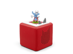 Les Schtroumpfs: L'aéroschtroumpf Tonie on a red toniebox