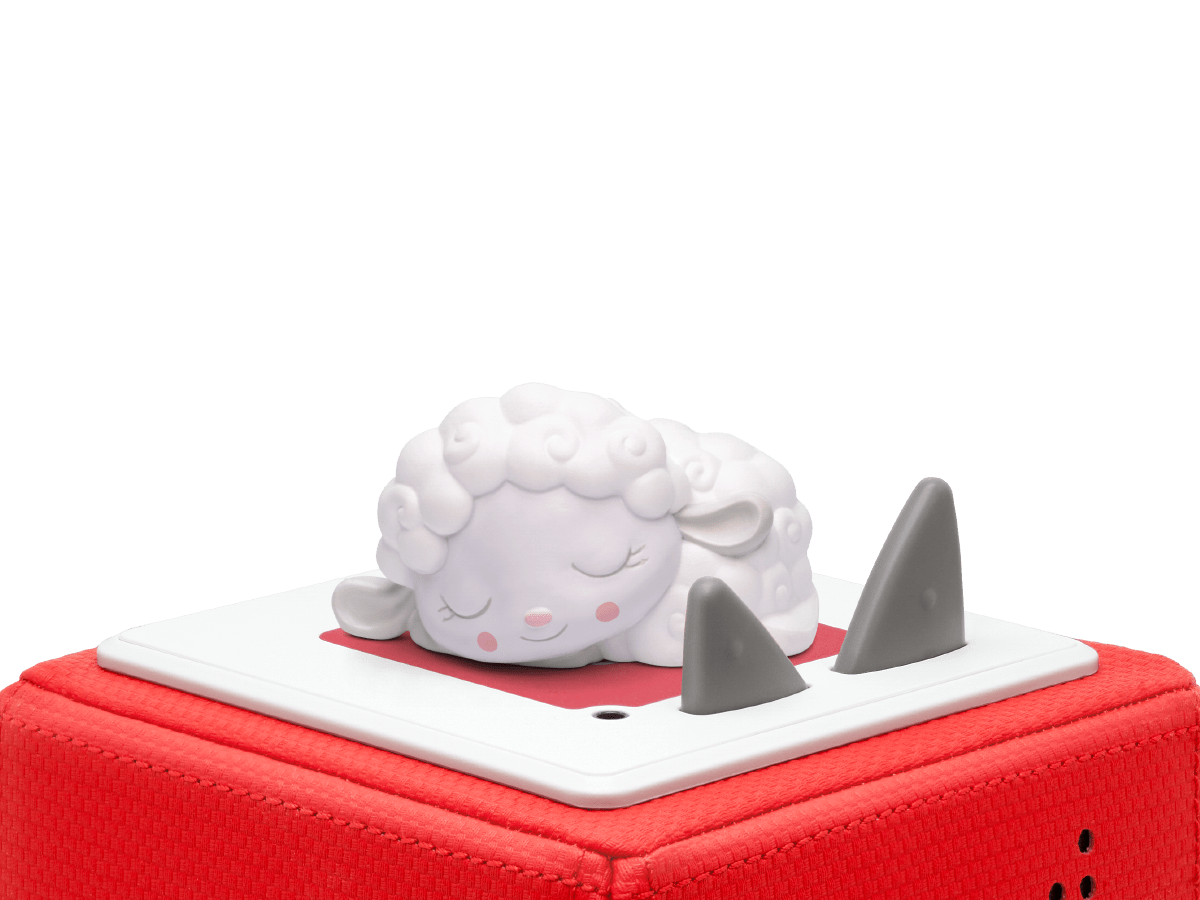 Sleepy Sheep - Lullabies From the Sleepy Meadow on a red Toniebox