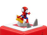 Marvel's Spidey and His Amazing Friends: Spidey Tonie on a red Toniebox
