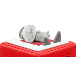Sleepy Rabbit: Classical Music from the Sleepy Forest on a red Toniebox