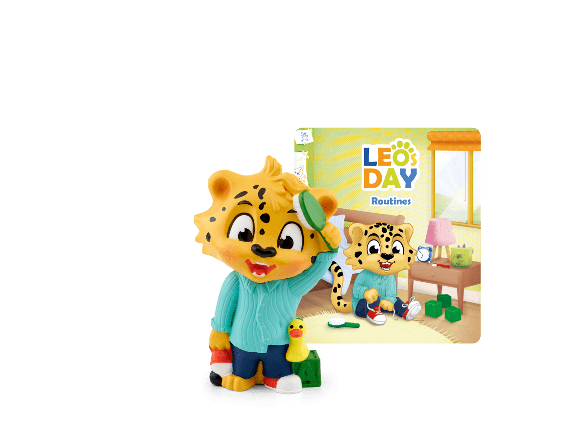 Leo's Day Routines Tonie with branded image