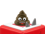 Potty Training Tonie on a red Toniebox
