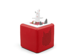 Full view of Mindfulness: Yoga with Sara the Llama Tonie on a red toniebox