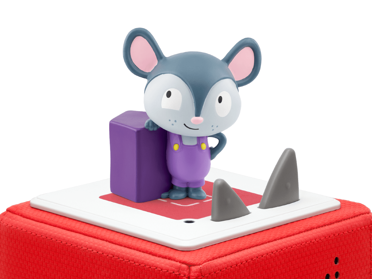 Lalalinos: Scout Tonie - Move and Groove in Bumbaloo on a red Toniebox
