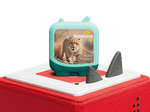 Animal World Record Breakers Clever Tonie on a Red Toniebox