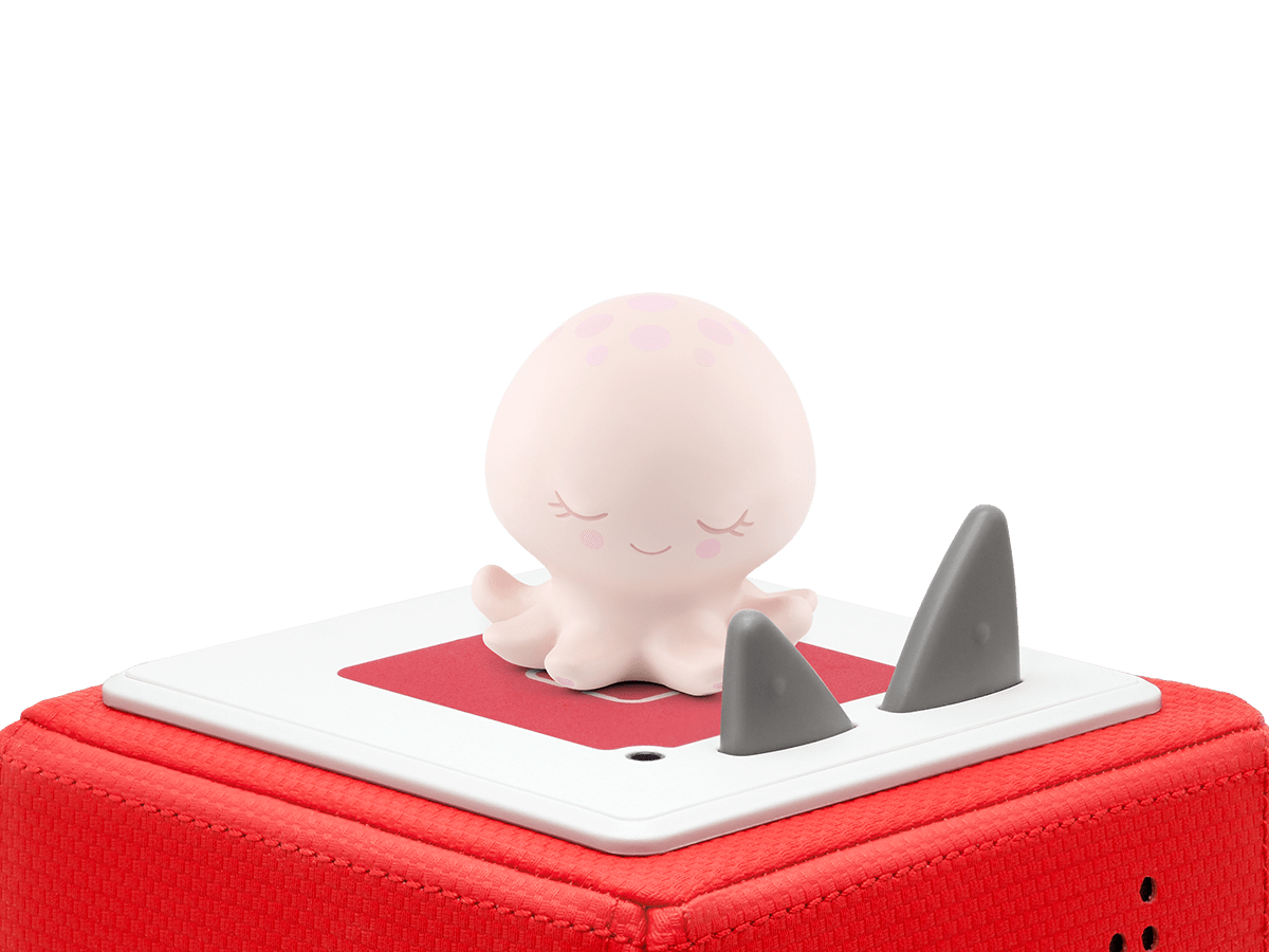 Sleepy Octopus: Bedtime Story from the Ocean Tonie on a red Toniebox