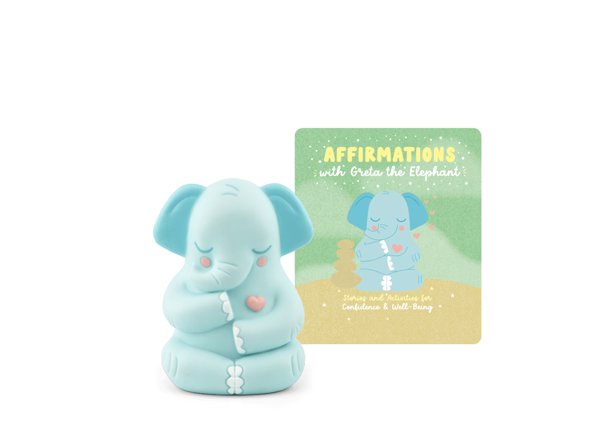 Mindfulness: Affirmations with Greta the Elephant Tonie with branded image