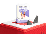 Single Ramona Audiobook Tonie on a Red Toniebox