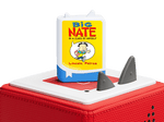 Single Big Nate Audiobook Tonie on a Red Toniebox