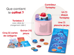What’s in the bundle? Pink Toniebox 2, tonieplay controller, disney tonieplay game and USC-C charging cable