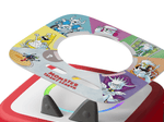 Monster Talent Search ToniePlay Game on a red toniebox 2 audio player for kids