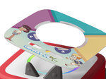 Unlucky Jo ToniePlay Game disc on a red toniebox 2 audio player for kids