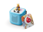 Toniebox 2 an audio player for kids with Winnie the Pooh Tonie audio figurine and Winnie the Pooh Tiggers Mixup Fixup Tonieplay Game