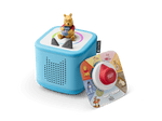 Toniebox 2 an audio player for kids with Winnie the Pooh Tonie audio figurine and Winnie the Pooh Tiggers Mixup Fixup Tonieplay Game